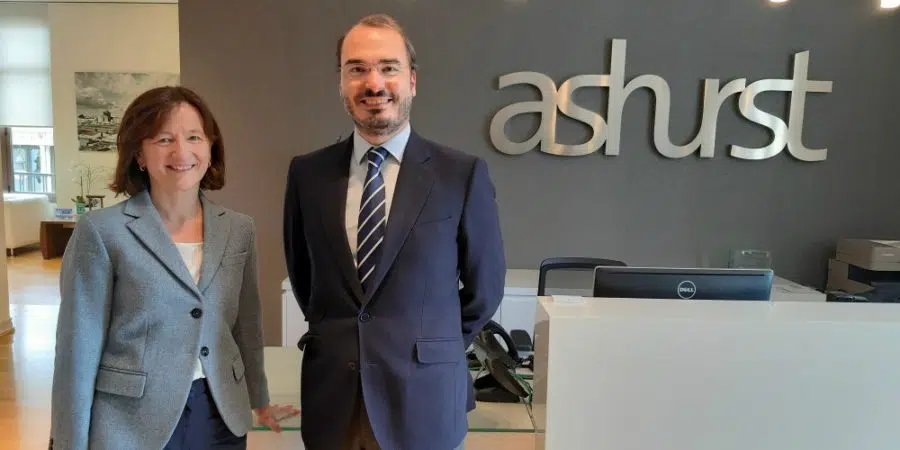 Jorge Vázquez releva a María José Menéndez como socio director de la oficina de Madrid de Ashurst