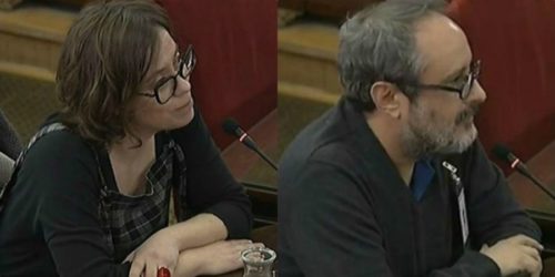 Eulàlia Reguant y Antonio Baños