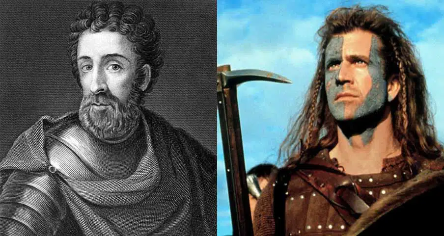 La historia del independentista escocés William Wallace, protagonista de «Braveheart», fue edulcorada por Hollywood