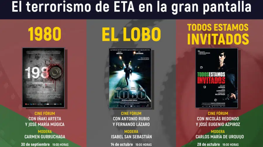 Un ciclo de cine analizará desde hoy en Madrid el terrorismo de ETA y sus consecuencias