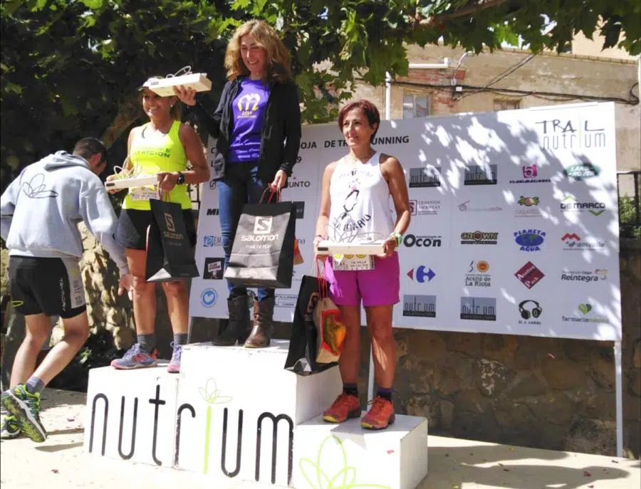 La magistrada Rosa Esperanza Sánchez Ruiz-Tello, campeona absoluta femenina del VI Campeonato «Trail Nutrium» de La Rioja
