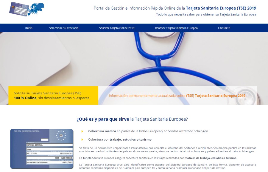 Un juzgado de Alcobendas (Madrid) investiga a una web por cobrar por la tarjeta sanitaria europea, que es gratuita