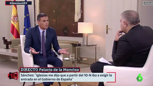 El Supremo confirma la multa de 500 euros a Sánchez por la entrevista que concedió en Moncloa en periodo electoral