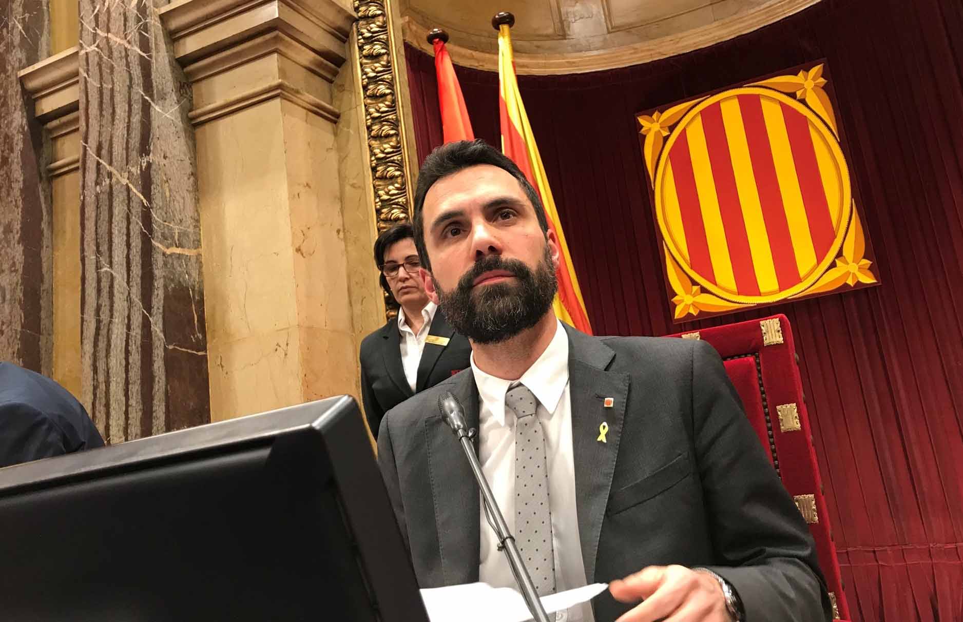 Torrent deriva la responsabilidad sobre las resoluciones independentistas en los letrados de la Cámara