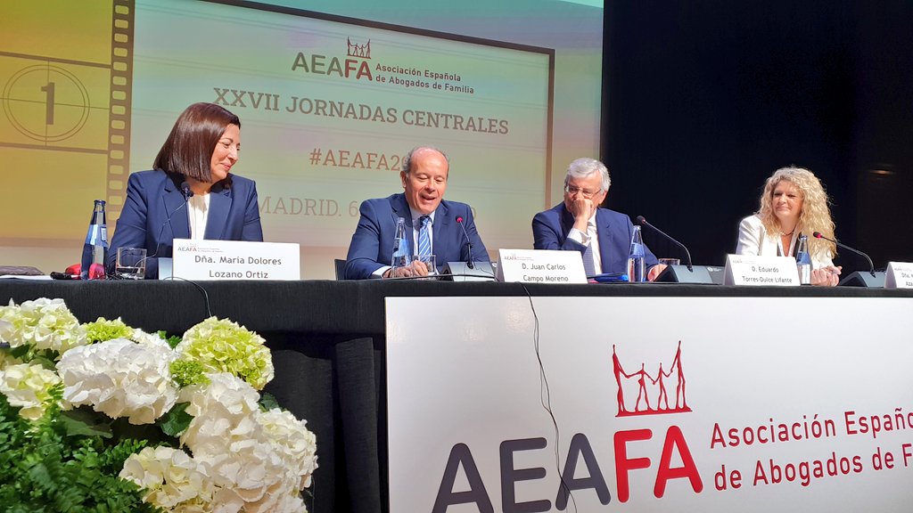 La presidenta de AEAFA pide a Campo que incluya la jurisdicción de familia como prioridad en el plan de Justicia 2030