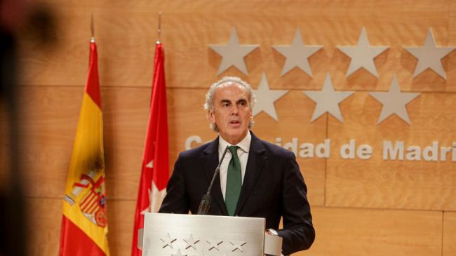 El consejero de Sanidad de Madrid pide al ministro que paralice el sector de la construcción