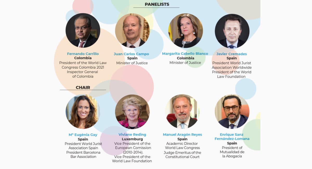 Campo inaugura hoy el «World Law Congress» telemático, que organiza el Colegio de la Abogacía de Barcelona