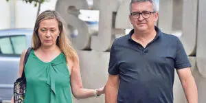 La exdelegada del Gobierno contra la Violencia de Género, Victoria Rosell, y su pareja de hecho, el periodista Carlos Sosa. Foto: El día. La Opinión de Tenerife