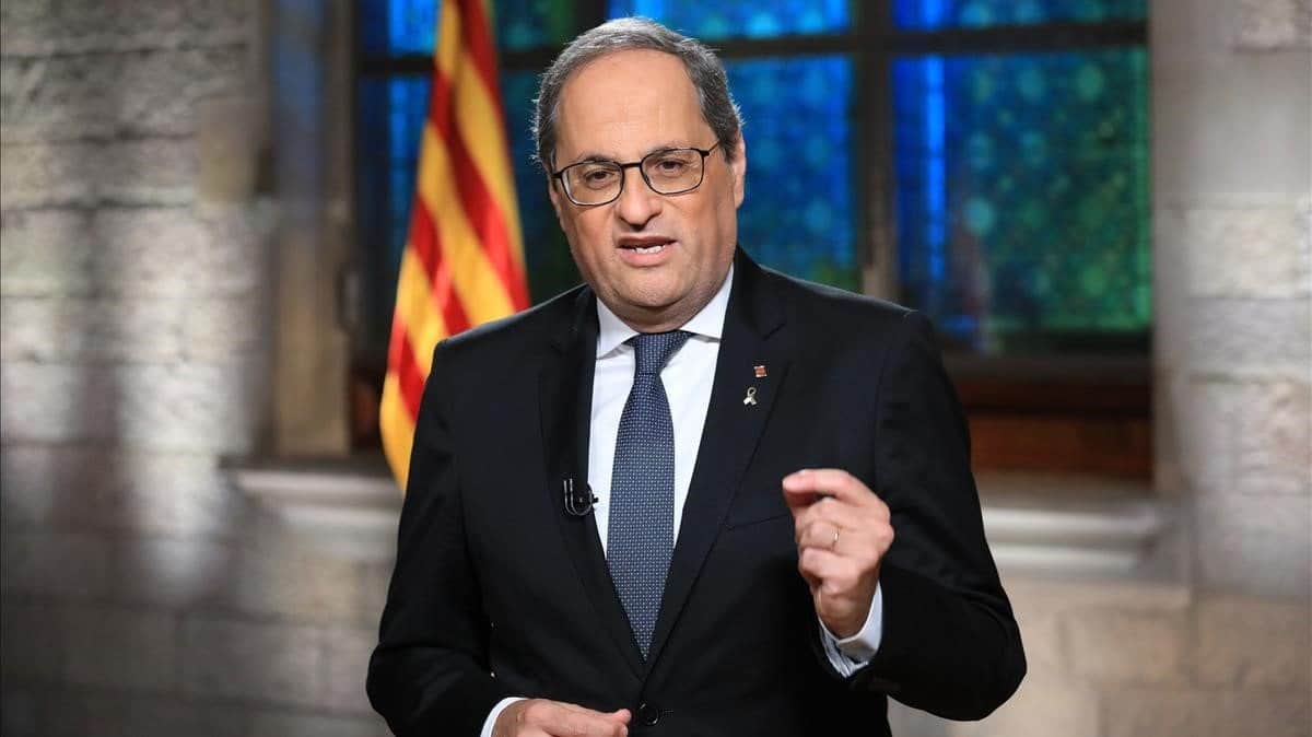 Torra «exige» al Gobierno del PSOE, en un ejercicio de demagogia, que pida perdón porque la dictadura fusiló a Companys