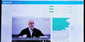 Así será el futuro: Juicios y declaraciones transcritas por inteligencia artificial en pantalla y descargables en pdf o word