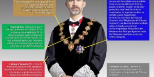 ¿Por qué el Rey, como Jefe de Estado, preside el acto de apertura de tribunales y se pone una toga cuando no es juez?