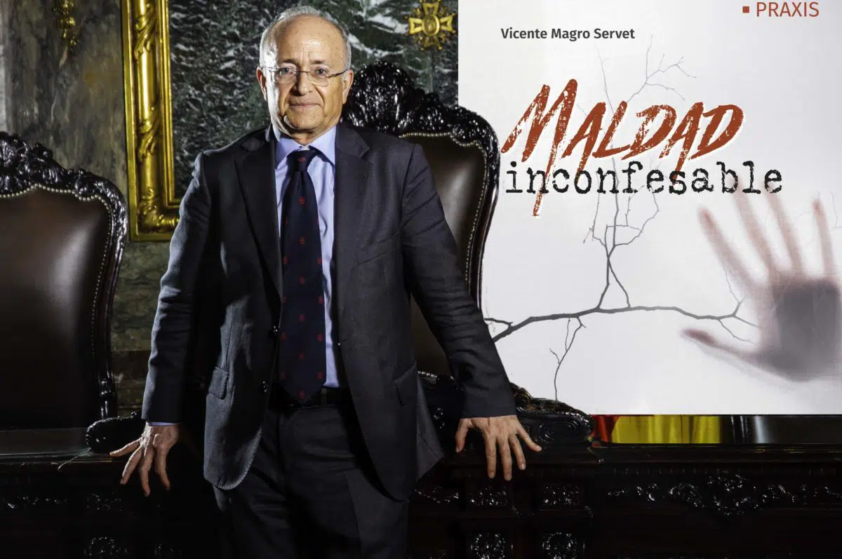 El magistrado del Supremo Vicente Magro publica su tercera novela: «Maldad inconfesable»