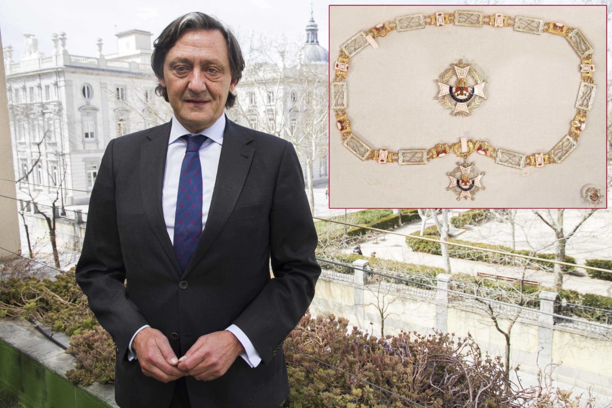 Gabriel María de Diego Quevedo, decano de la Procura madrileña, distinguido con la Cruz de Honor de San Raimundo de Peñafort