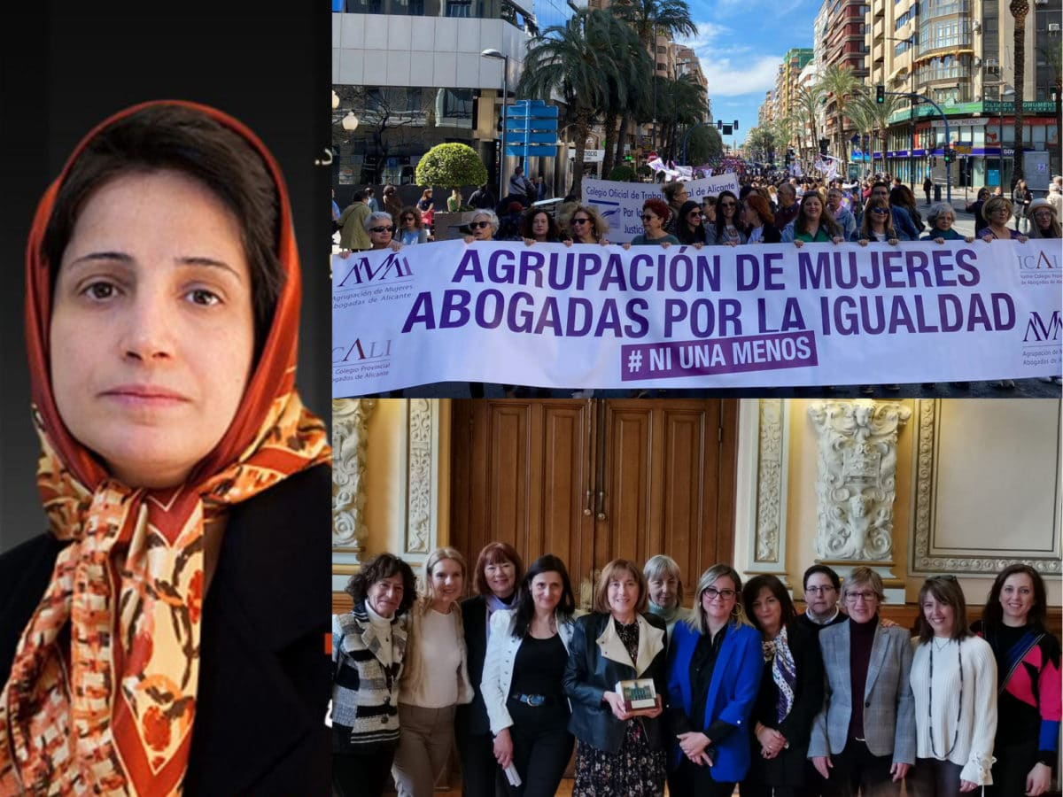 La abogada Nasrin Sotoudeh y las agrupaciones de abogadas de Valladolid y  del ICA de Alicante, Premios Igualdad de la Abogacía - Confilegal