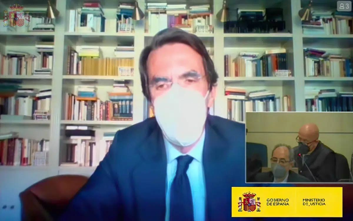 Aznar declara ante la Audiencia Nacional: «Jamás he recibido ningún sobresueldo»