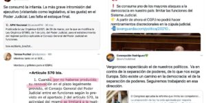Jueces, fiscales y abogados critican duramente la reforma del CGPJ