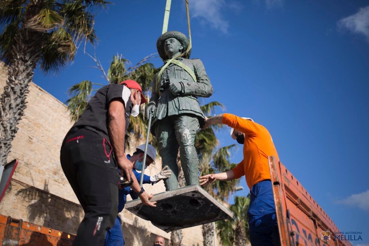 La Justicia deniega reponer la estatua del dictador en Melilla, inadmitiendo el recurso de la Fundación Francisco Franco