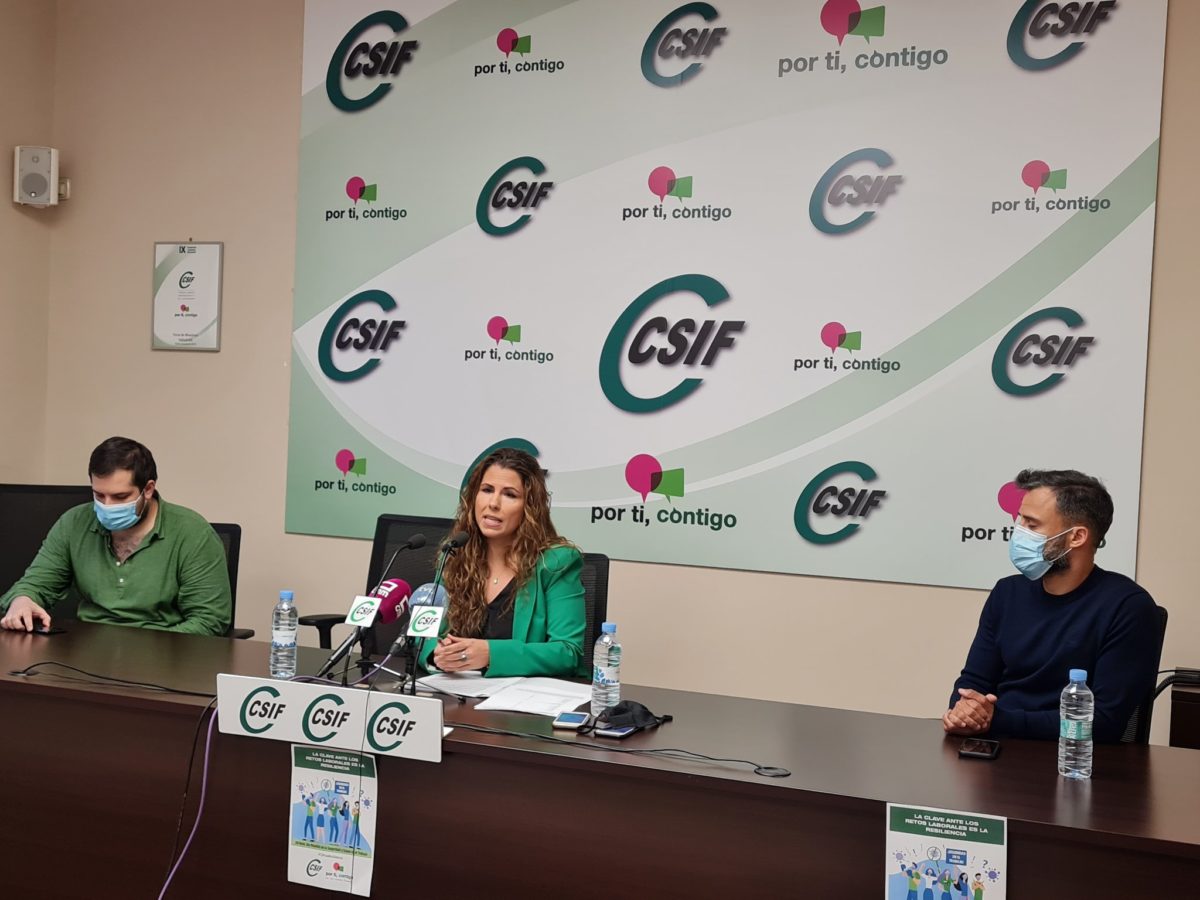 rueda de prensa de CSIF