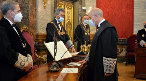 El magistrado del Tribunal Supremo Javier Hernández García, premiado por el Foro Justicia y Discapacidad