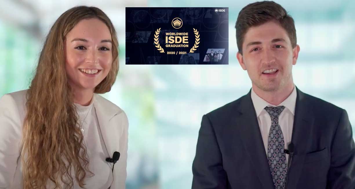 ISDE celebra la gala de graduación de 600 alumnos nacionales e internacionales en modo virtual