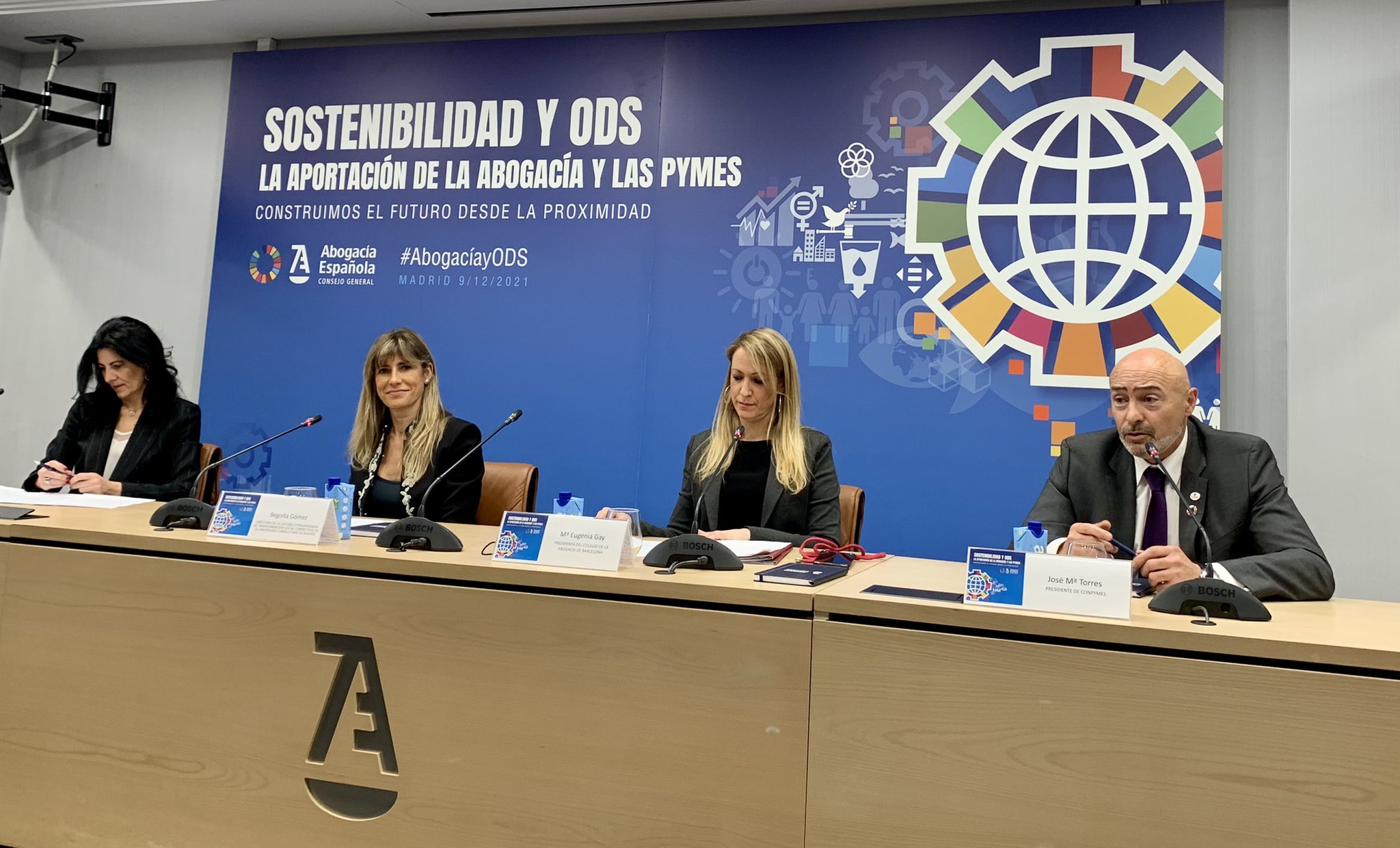 La aportación de la abogacía y las pymes, fundamental para lograr los objetivos de desarrollo sostenible