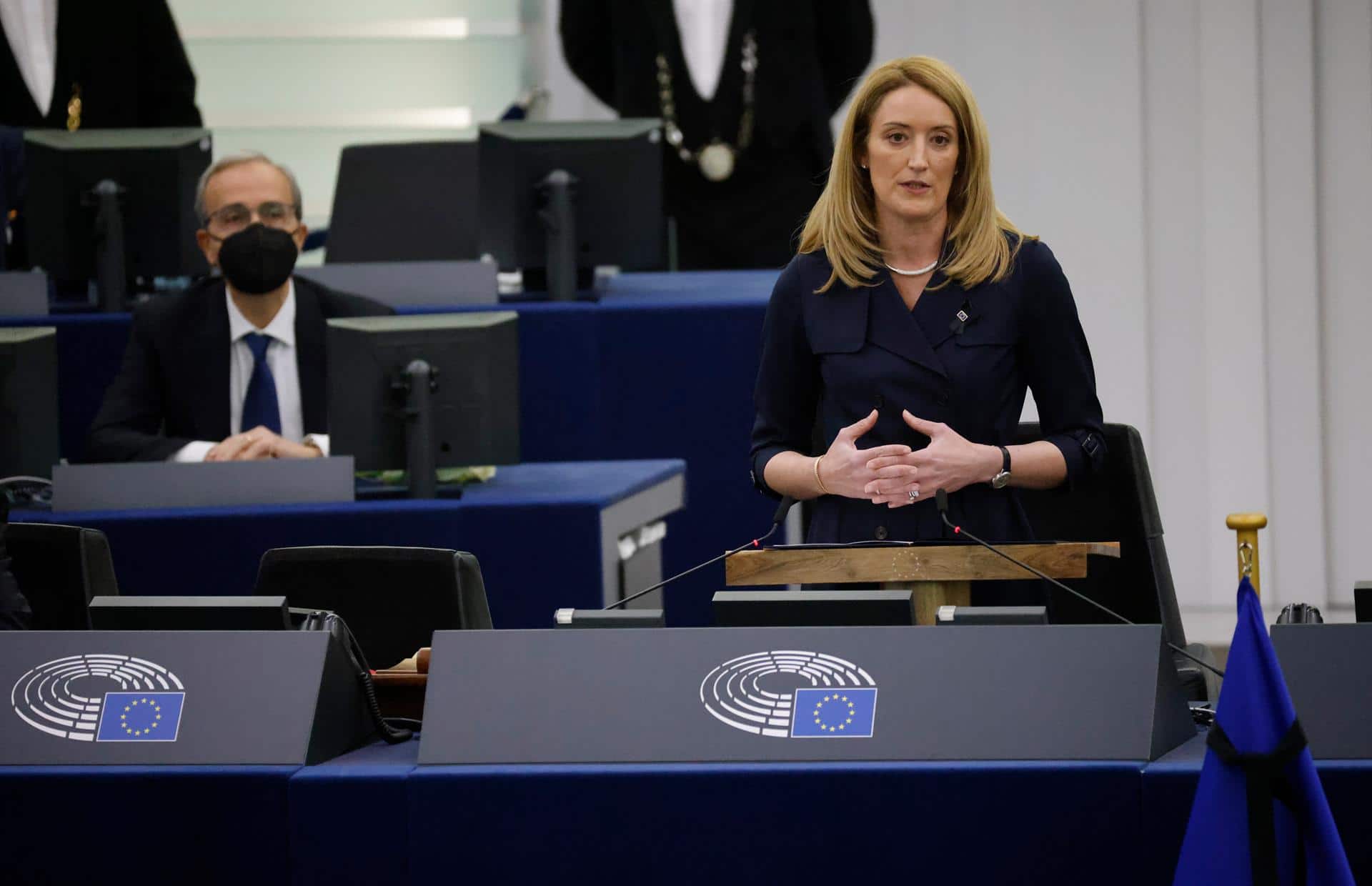 La maltesa Roberta Metsola, elegida presidenta del Parlamento Europeo