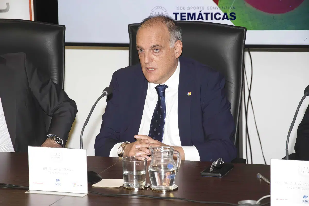 Javier Tebas, presidente de LaLiga: la lista de «mujeres y hombres agraviados» por Rubiales es «demasiado grande»