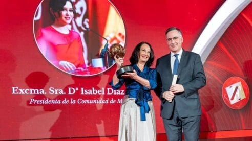 Díaz Ayuso, premio de la Fundación Zaballos por su defensa de los derechos fundamentales durante la pandemia