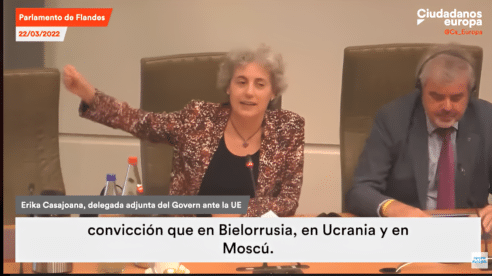 Ciudadanos denuncia ante la CE a la delegación de la Generalitat por comparar el trato de España a Cataluña con el de Rusia a Ucrania