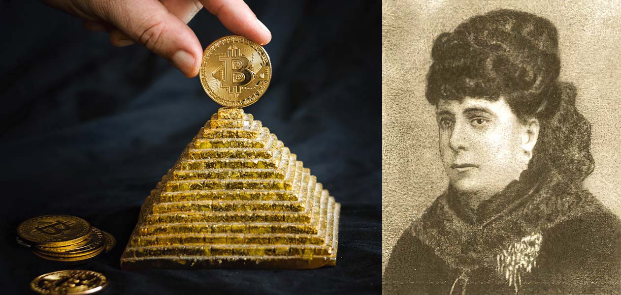 Las estafas piramidales de criptomonedas tienen su primer antecedente en Baldomera Larra: siglo XIX
