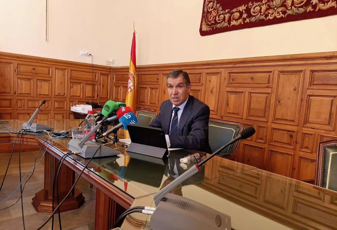El presidente del TSJA rechaza calificar de «quiebra técnica» la Justicia de Málaga pero reconoce que es «compleja»
