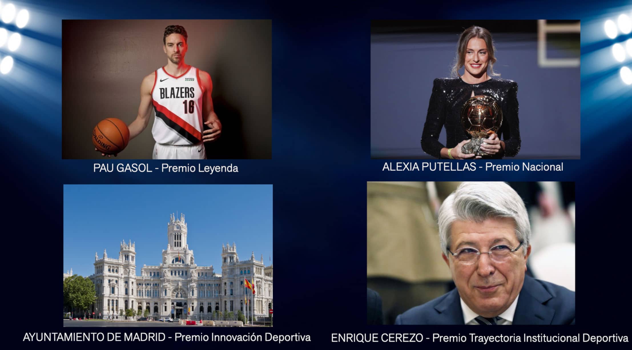Pau Gasol, Alexia Putellas, Enrique Cerezo y el Ayuntamiento de Madrid serán los premiados por el ISDE Sports Convention 2022