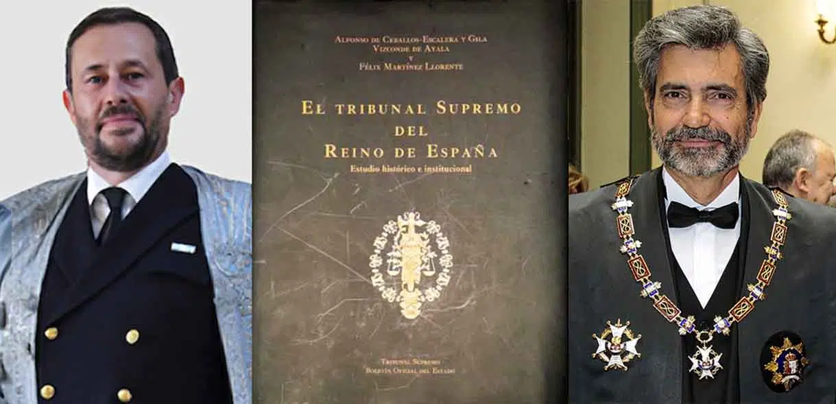Alfonso de Ceballos-Escalera y Gila firmó el libro del Supremo para mayor gloria de Carlos Lesmes