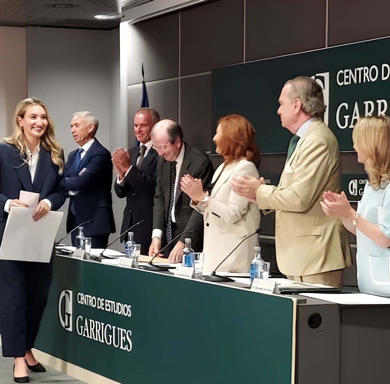 Begoña Olaizola, ganadora de la XXII edición del Premio Jóvenes Juristas del Centro de Estudios Garrigues