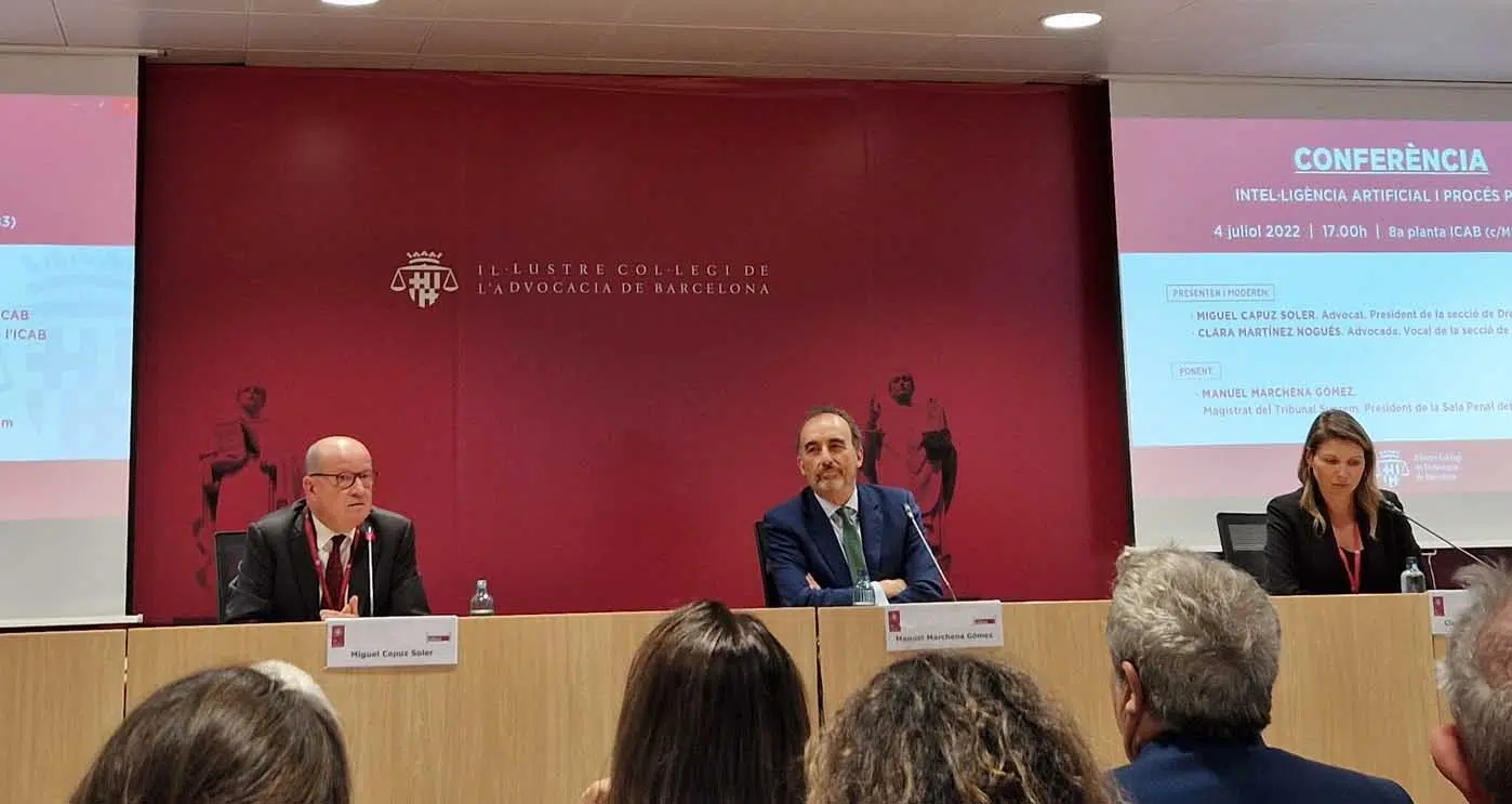 Los separatistas catalanes fracasaron en su intento de boicotear la conferencia de Manuel Marchena en el ICAB