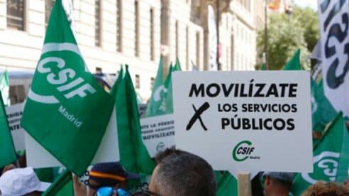 CSIF convoca una manifestación el 24 de septiembre en Madrid por una subida salarial justa, una jubilación digna y contra el deterioro de los servicios públicos