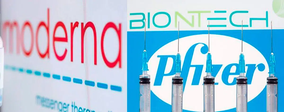Moderna demanda a Pfizer y BionTech por supuestamente infringir su derecho de patente de su vacuna antiCovid