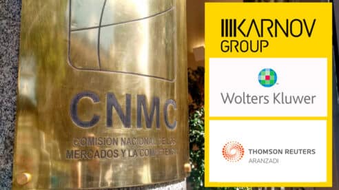 La CNMC pide opinión a las empresas competidoras de Aranzadi y Wolters Kluwer sobre la oferta de compra de Karnov