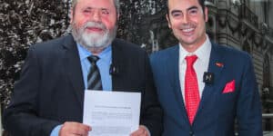 MIGUEL DURÁN Y SU VICEDECANO26 de octubre de 2022