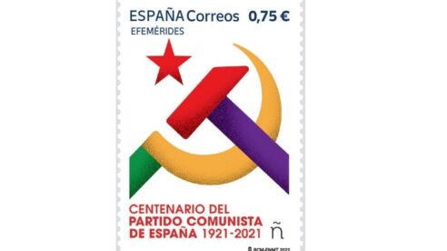La jueza permite la emisión del sello de Correos que conmemora el centenario del PCE
