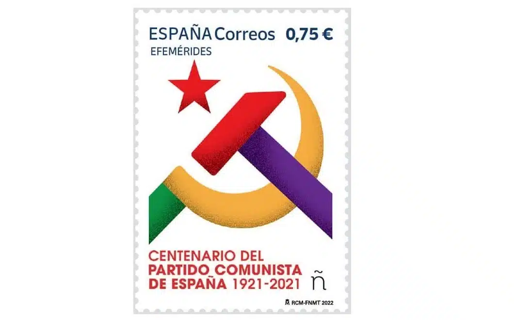 La jueza permite la emisión del sello de Correos que conmemora el centenario del PCE