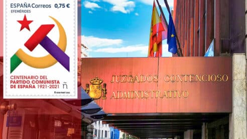 La justicia suspende cautelarmente la emisión del sello de Correos que conmemora el centenario del PCE