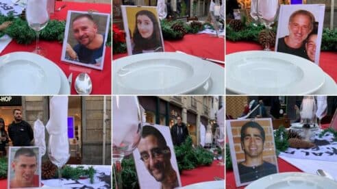 Dignidad y Justicia denuncia las ‘mesas de Navidad’ con fotos de etarras presos por enaltecer el terrorismo y humillar a las víctimas