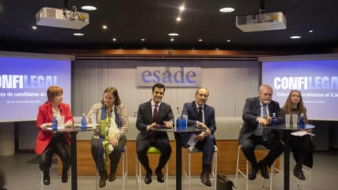 El turno de oficio fue un eje de debate «caliente» entre los seis aspirantes a decano del ICAM
