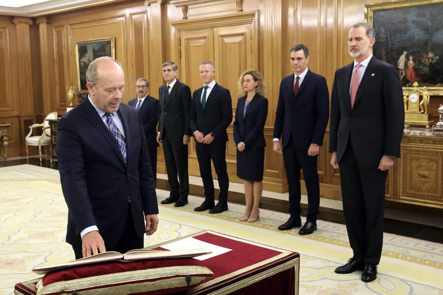 Promesa de Juan Carlos Campo ante el Jefe del Estado. Foto: Casa Real. 