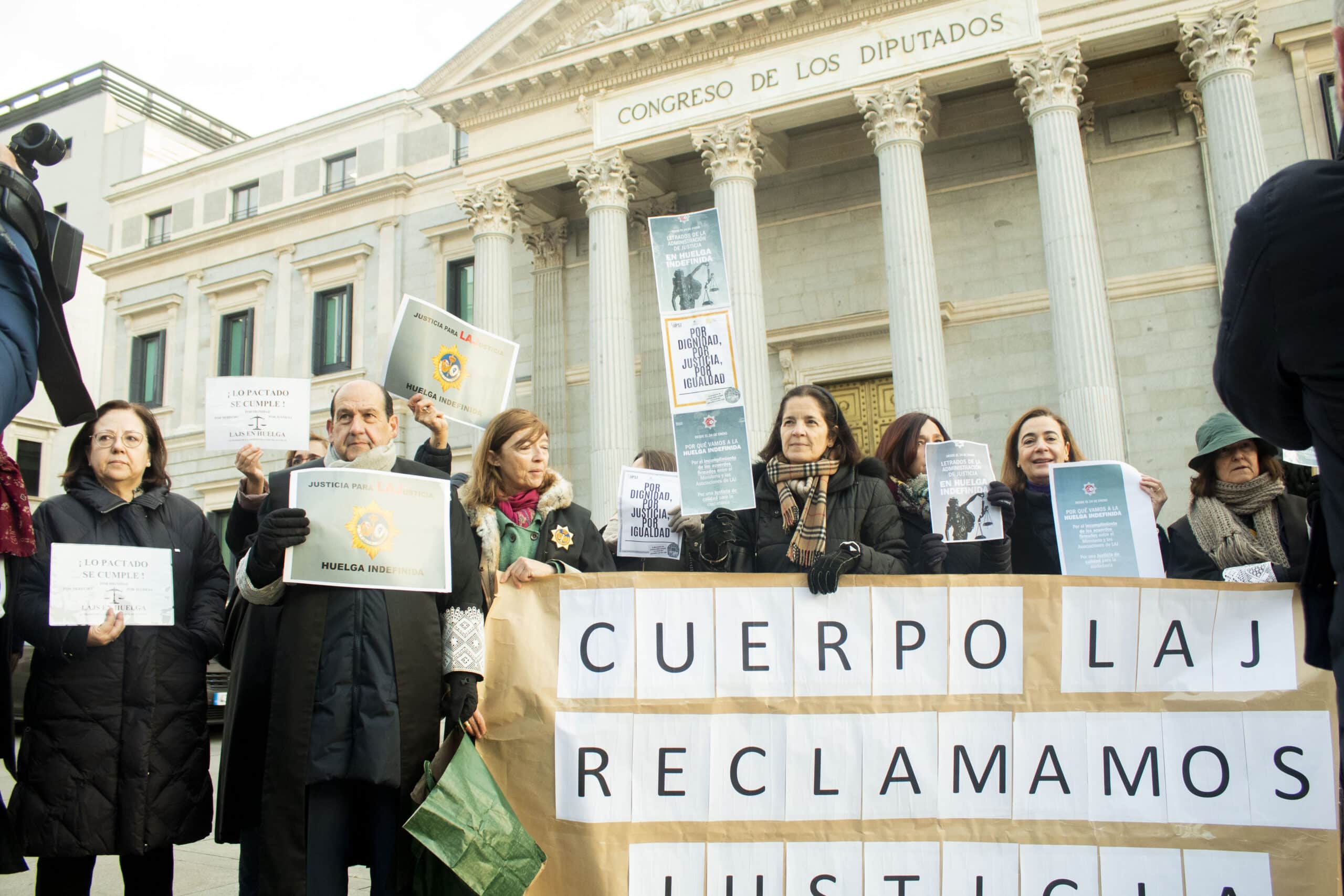 Los LAJs denuncian que el Gobierno ha incumplido el acuerdo por el que pusieron fin a la huelga