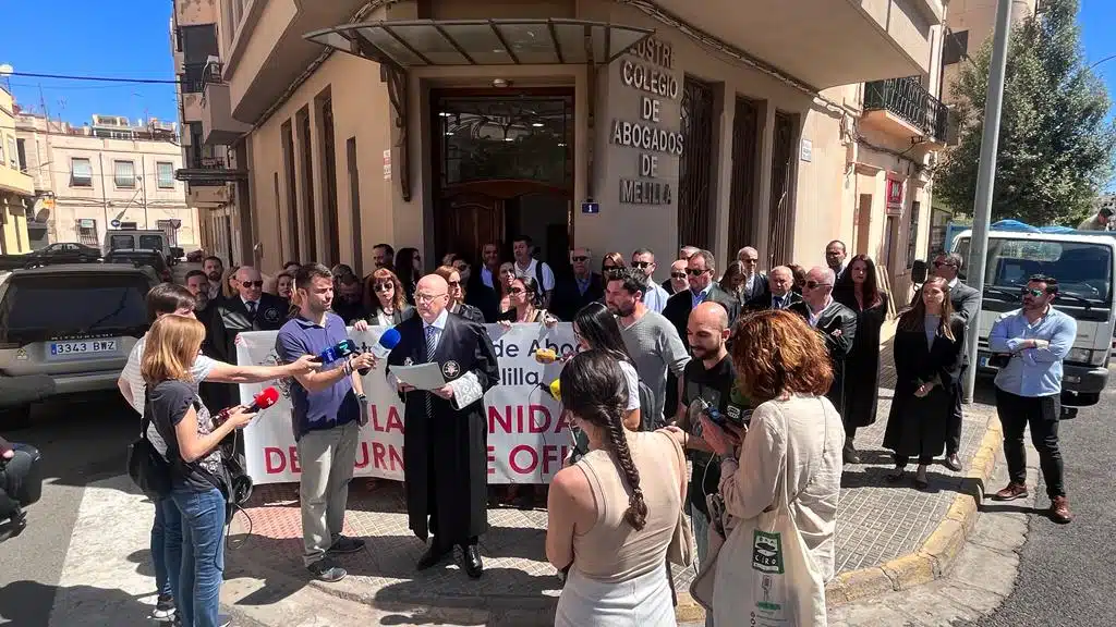 El Colegio de Abogados de Melilla sale a la calle en apoyo de la dignidad del turno de oficio y de compensaciones justas