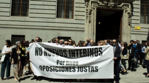 Los inspectores de Hacienda, interventores y auditores se manifiestan en contra de los interinos