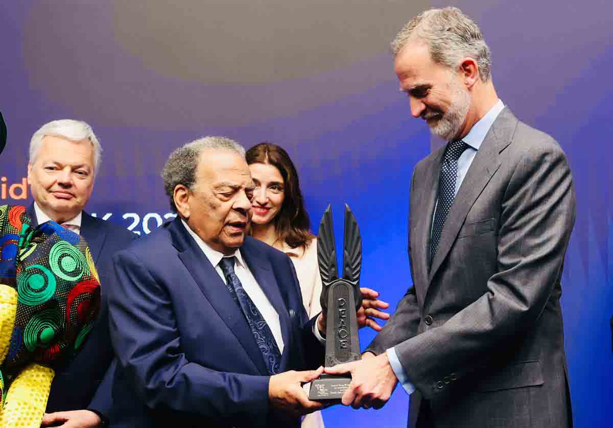 Felipe VI entregó el «World Peace and Liberty Award» a Andrew Young, icono de los derechos civiles en EEUU