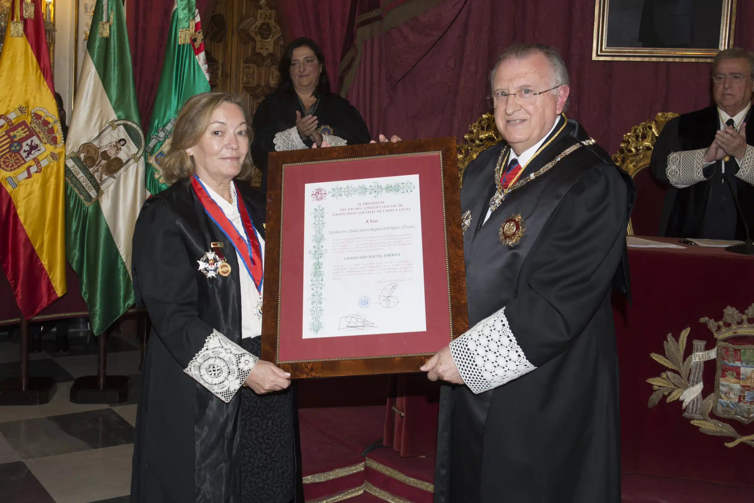 Los Graduados Sociales otorgan su IV premio “Justicia Social Andaluza” a la presidenta de la Sala de lo Social del TSJA de Andalucía